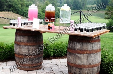 Wine barrel table rental Colorado Springs